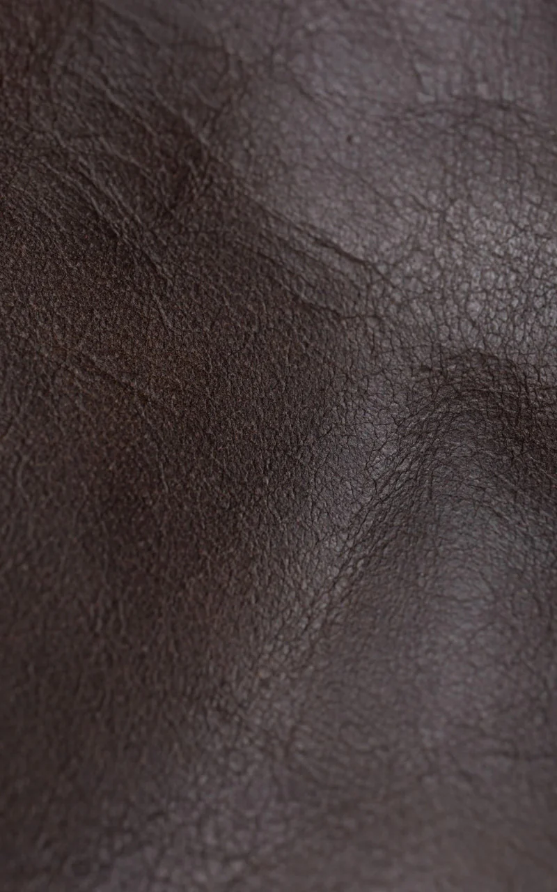 Nudie Jeans Eddy Rider Leather Jacket Brown - Image 7