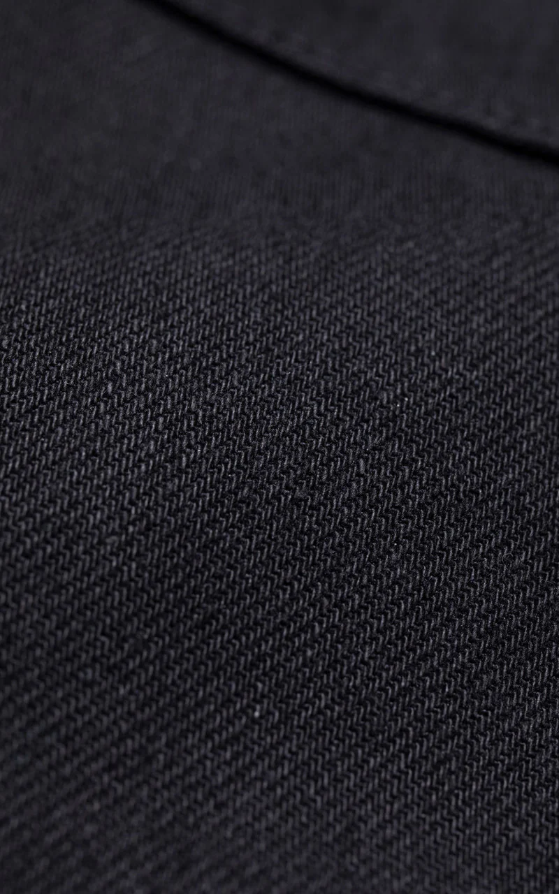 Nudie Jeans George Selvage Denim Shirt Black - Image 7