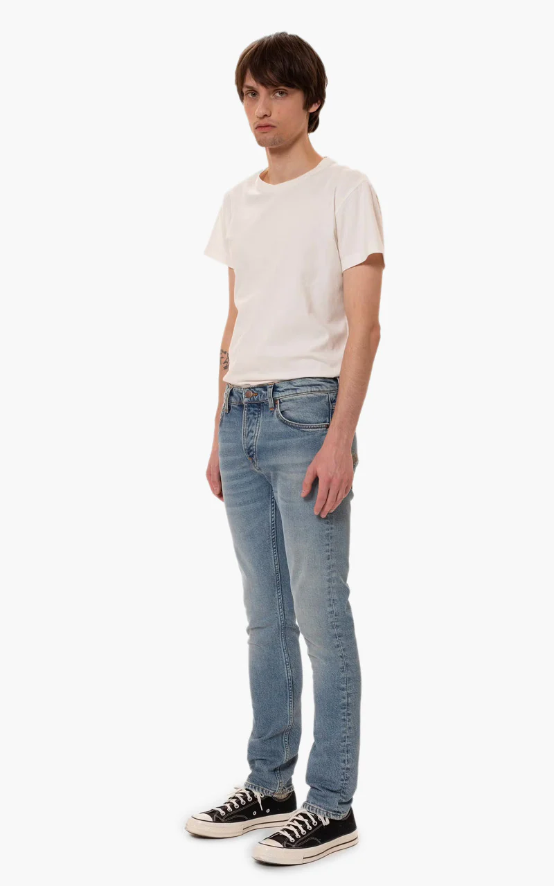 Nudie Jeans Grim Tim Blue Smoke - Image 2