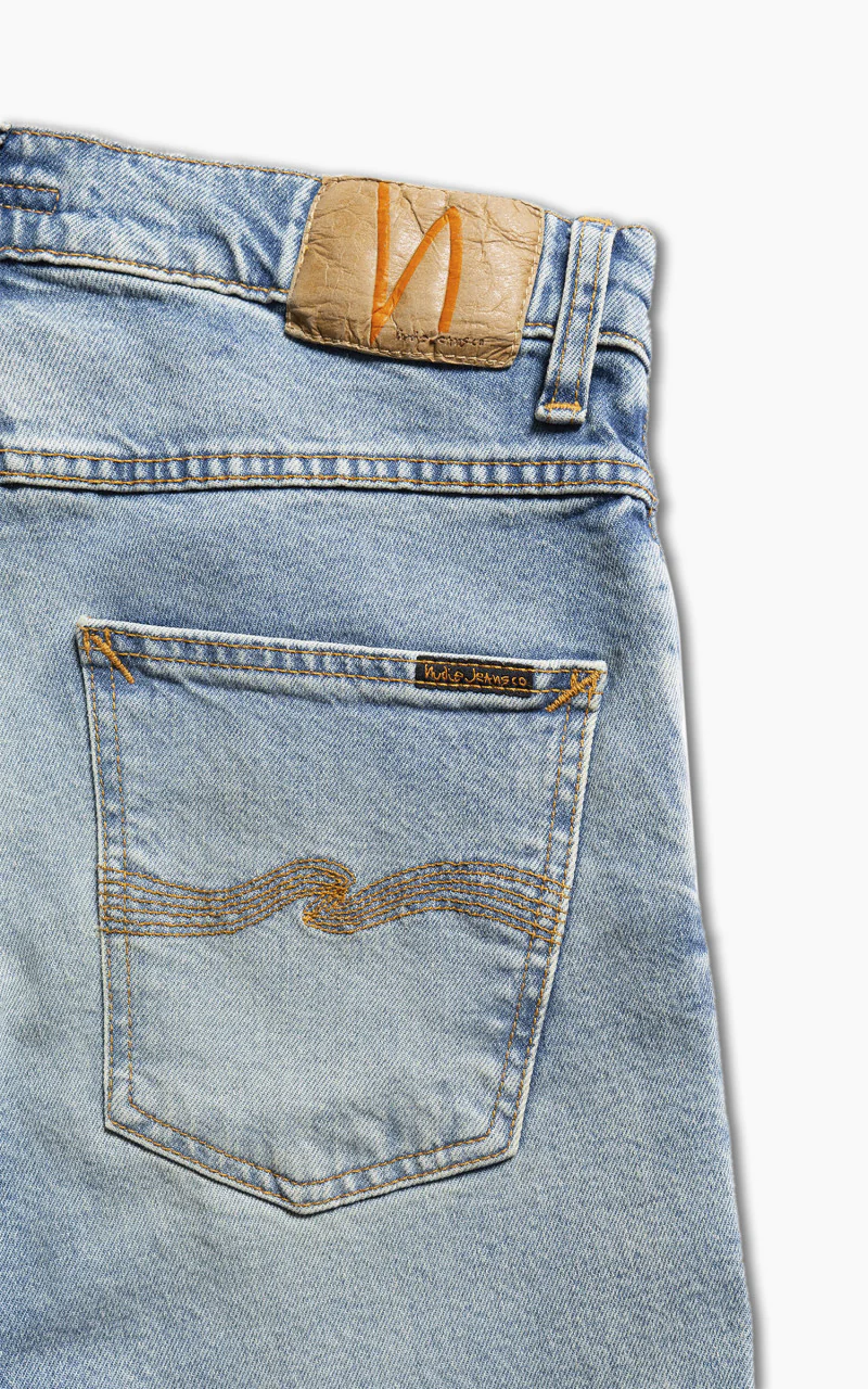 Nudie Jeans Grim Tim Blue Smoke - Image 7