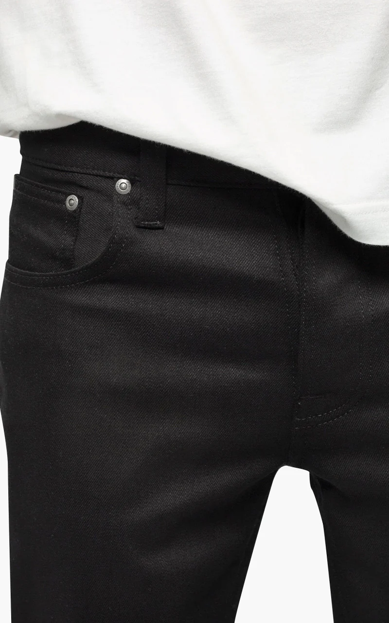 Nudie Jeans Grim Tim Dry Everblack - Image 6