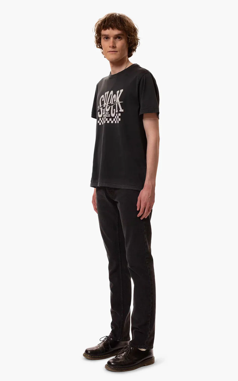 Nudie Jeans Grim Tim Matte Black OD - Image 2