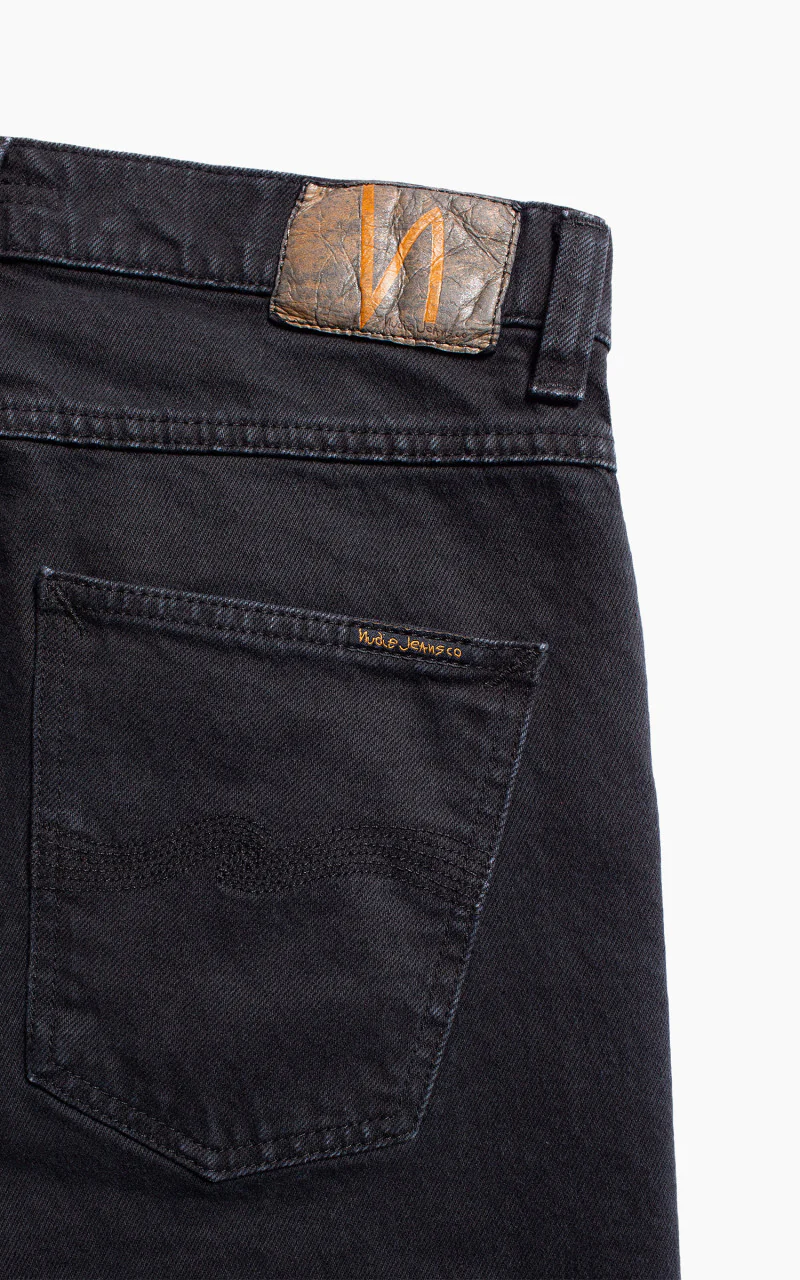 Nudie Jeans Grim Tim Matte Black OD - Image 8