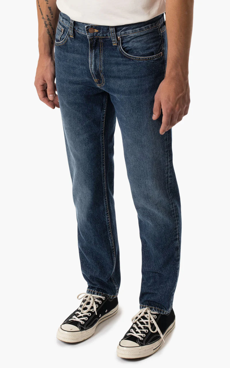 Nudie Jeans Gritty Jackson Blue Slate - Image 4