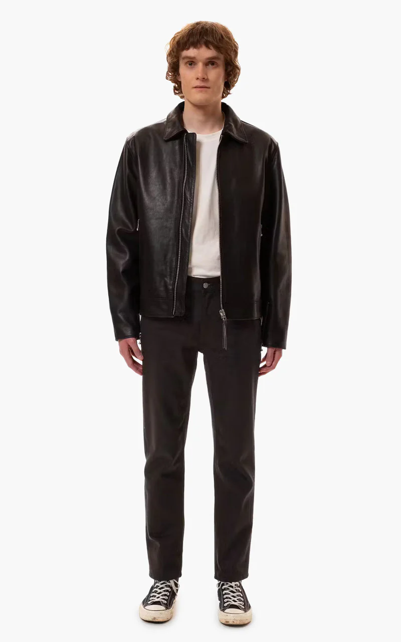 Nudie Jeans Gritty Jackson Dry Everblack - Image 2