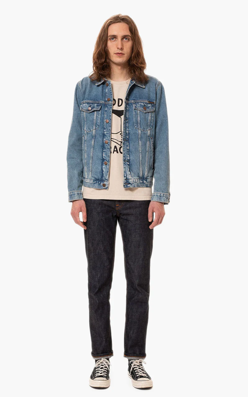 Nudie Jeans Gritty Jackson Dry Ruby Selvage - Image 2