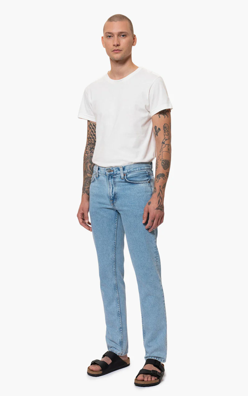 Nudie Jeans Gritty Jackson Sunny Blue - Image 4