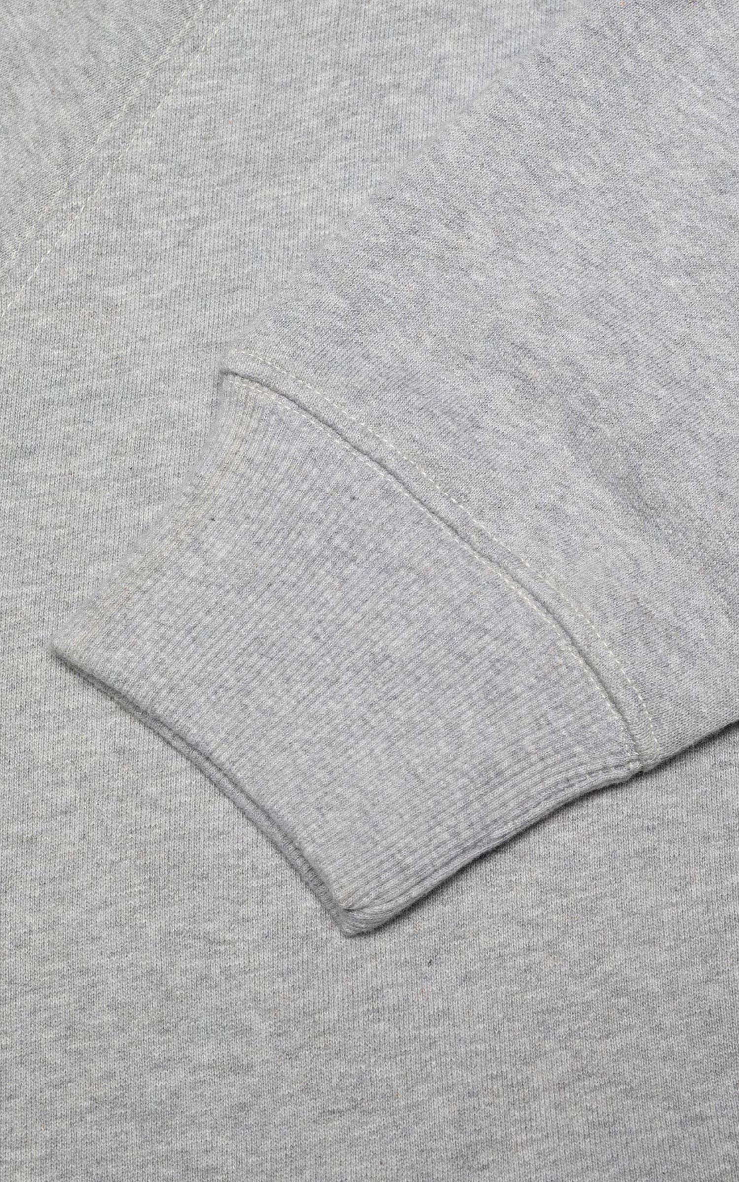 Nudie Jeans Gunde Logo Zip Greymelange - Image 3