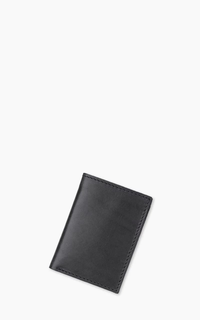 Nudie Jeans Hagdahl Wallet Saddle Leather Black - Image 4