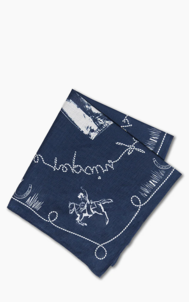 Nudie Jeans Ingrid Bandana Free Repairs Navy - Image 2