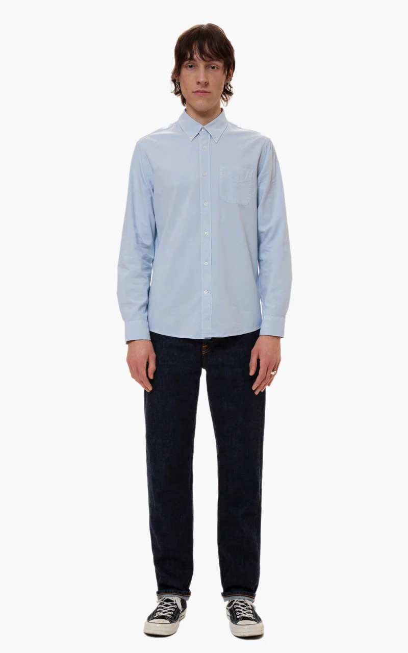 Nudie Jeans John Summer BD Light Blue - Image 2