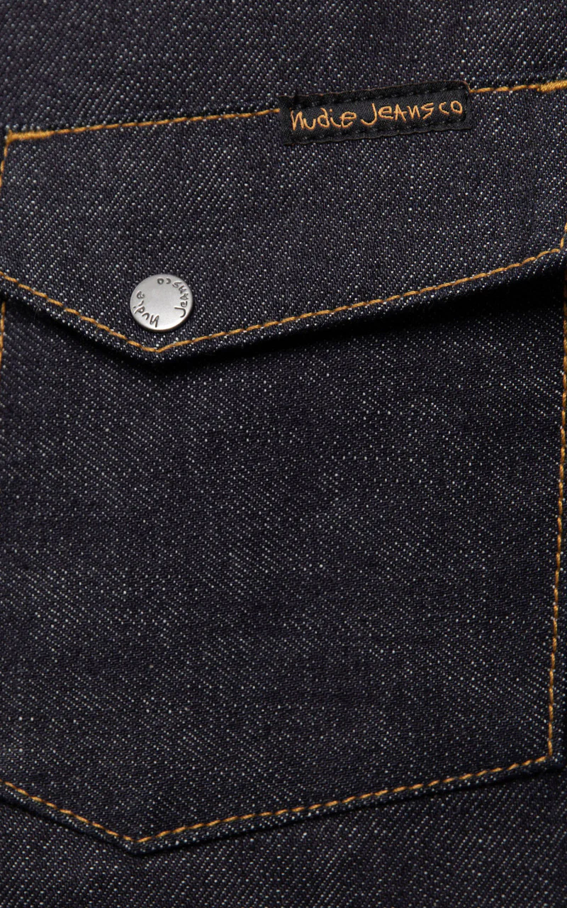 Nudie Jeans Jonas Denim Shirt Dry Ace Selvage - Image 5