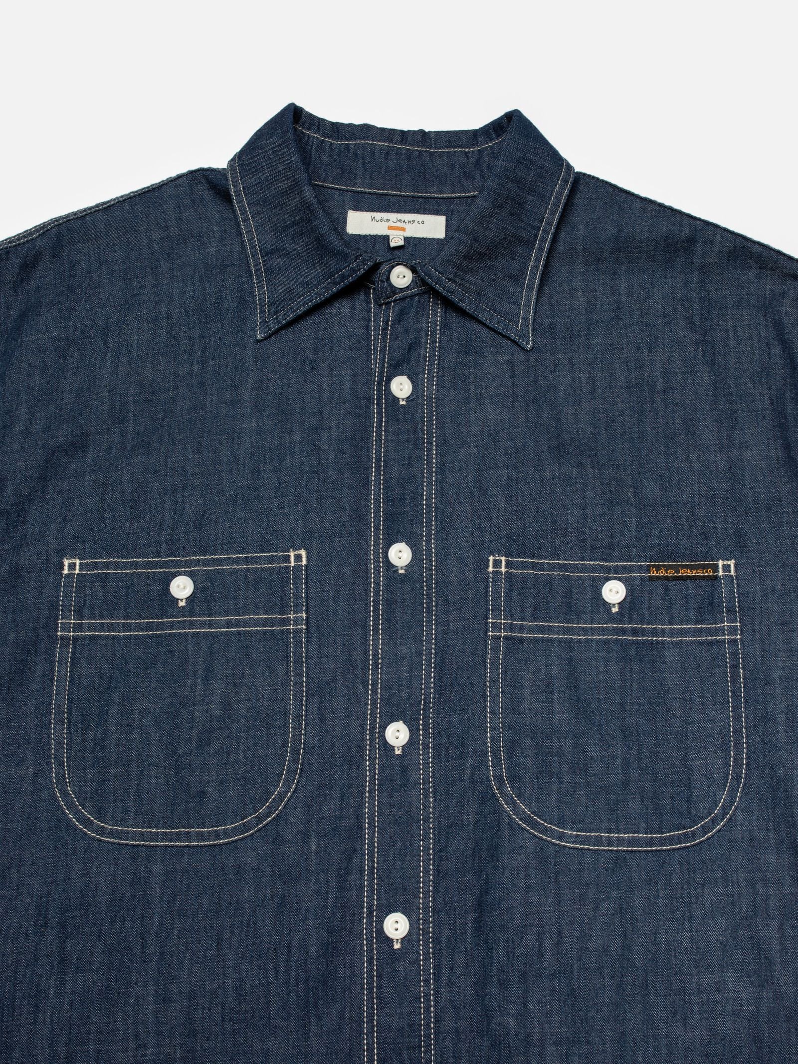 Nudie Jeans Julian Denim Shirt Rinsed - Image 3