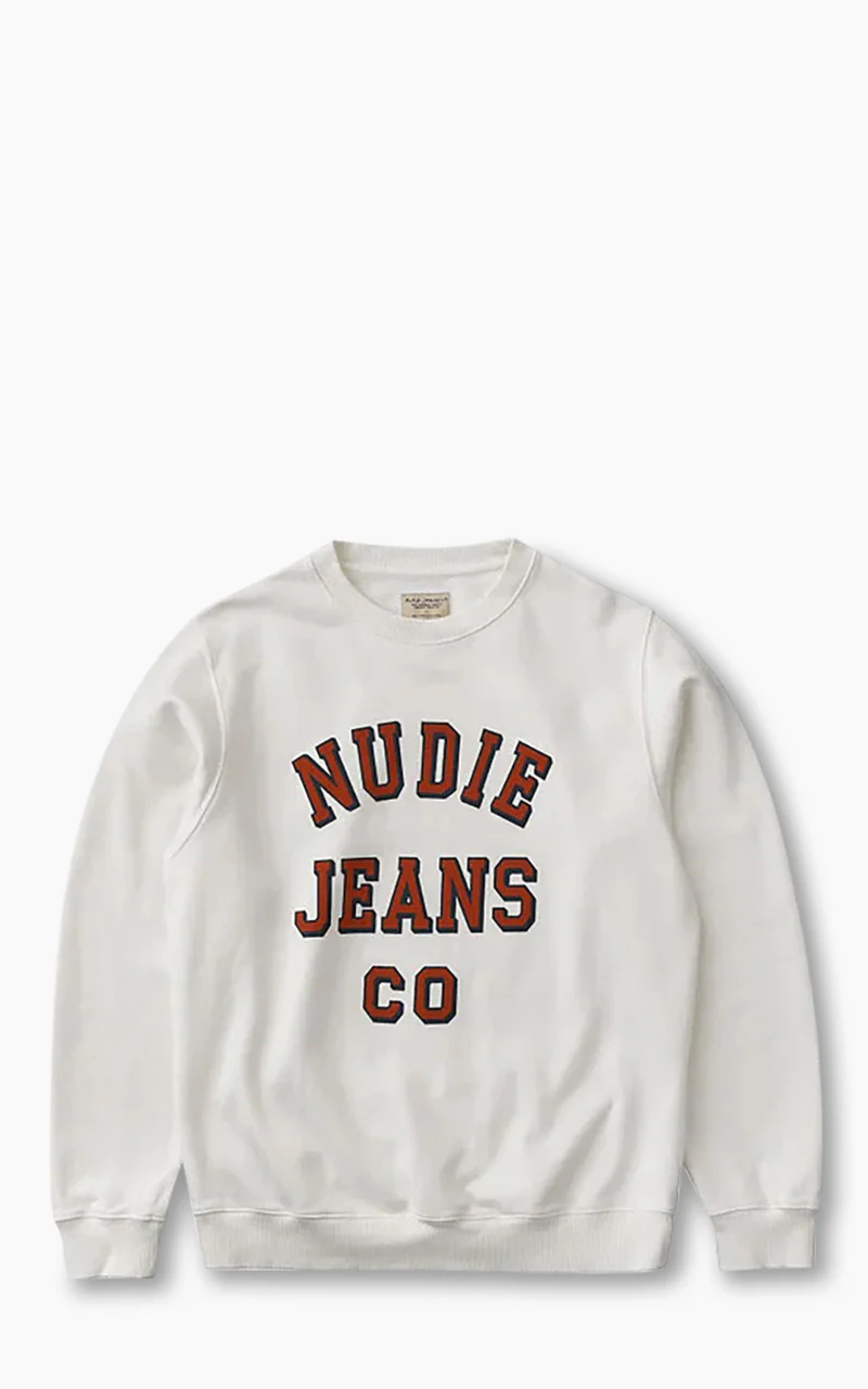 Nudie Jeans Lasse Nudie Jeans CO Chalk White