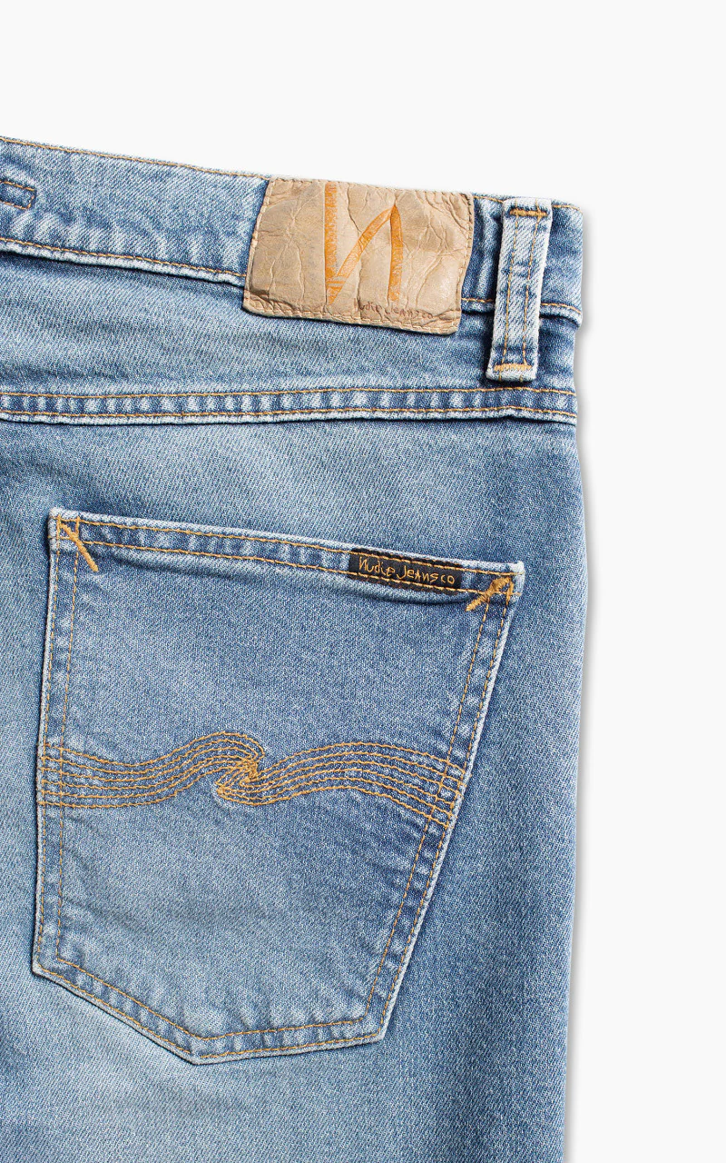 Nudie Jeans Lean Dean Blue Hope - Image 6
