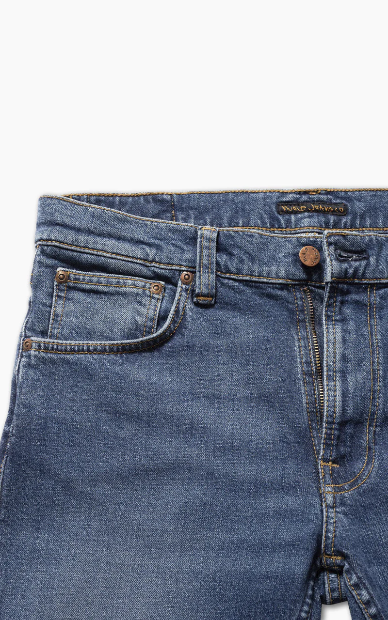 Nudie Jeans Lean Dean Blue Mud - Image 3