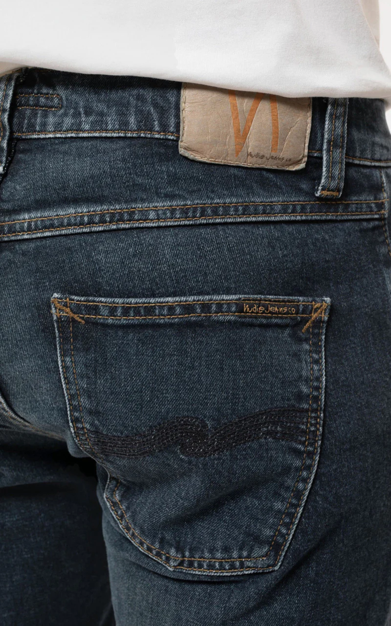 Nudie Jeans Lean Dean Blue Rock - Image 4