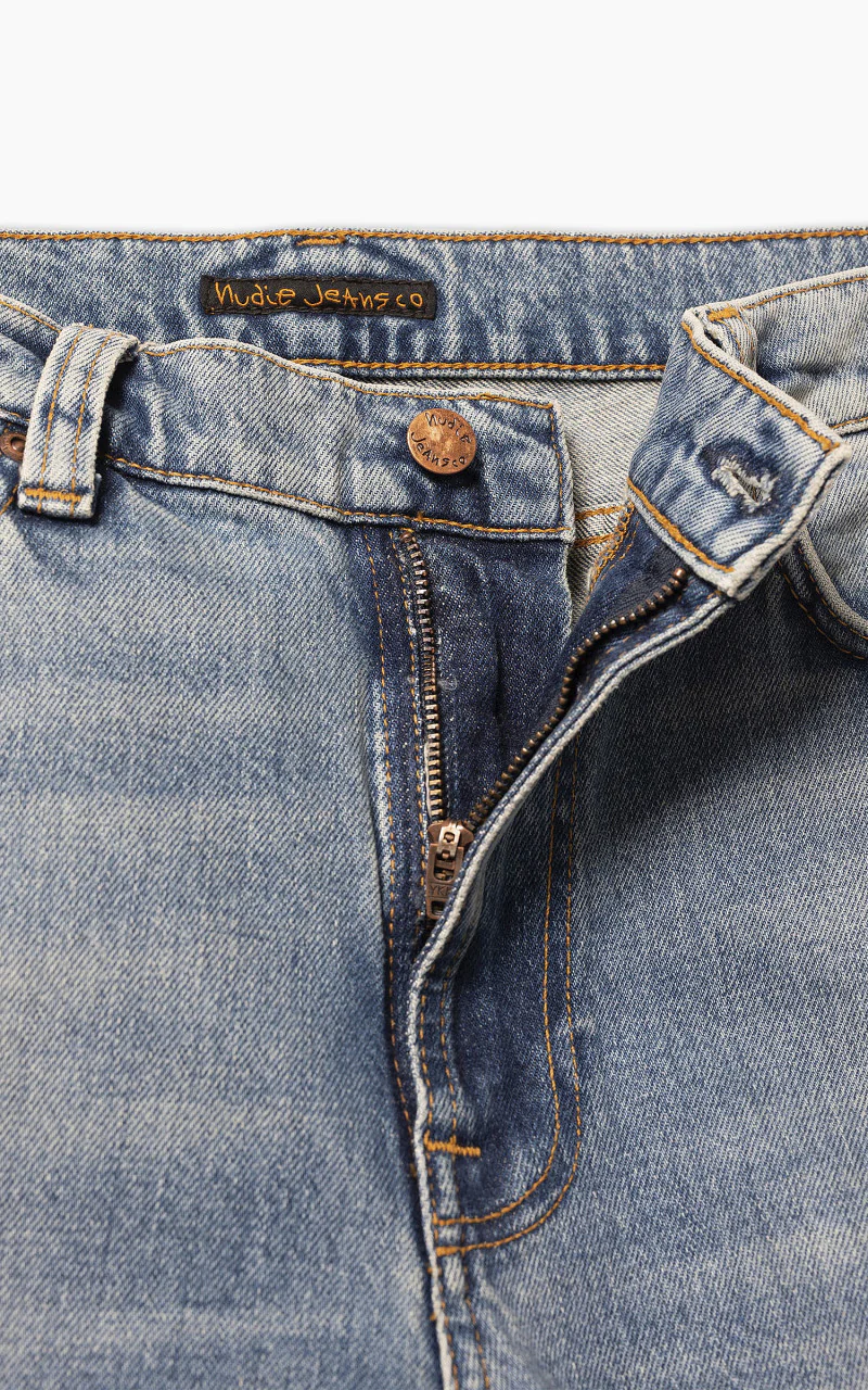 Nudie Jeans Lean Dean Cloud Blue - Image 5