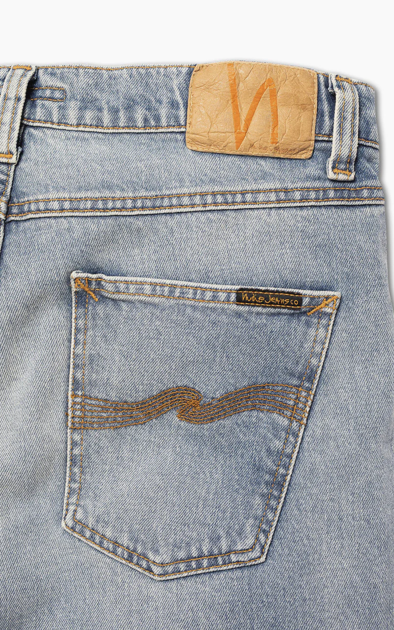 Nudie Jeans Lean Dean Cloud Blue - Image 7