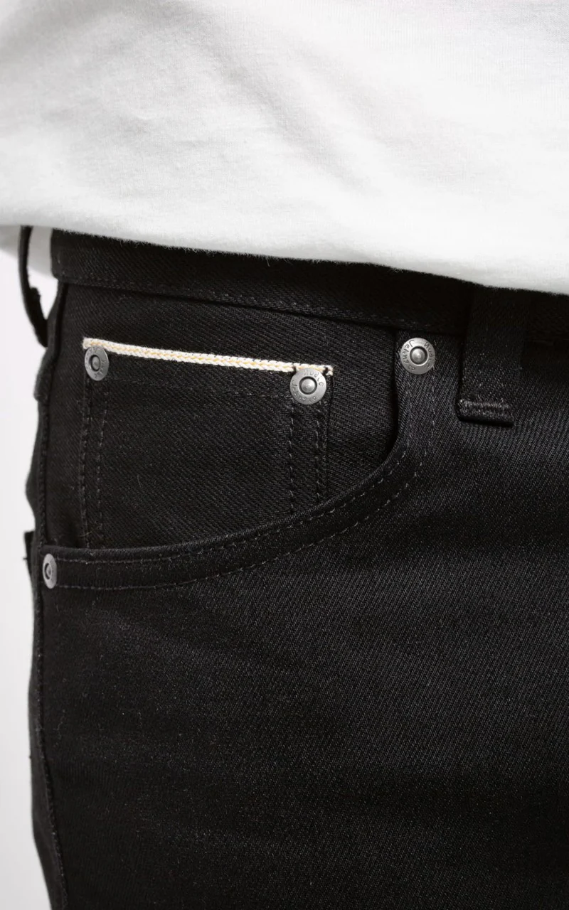 Nudie Jeans Lean Dean Dry Black Selvage - Image 6