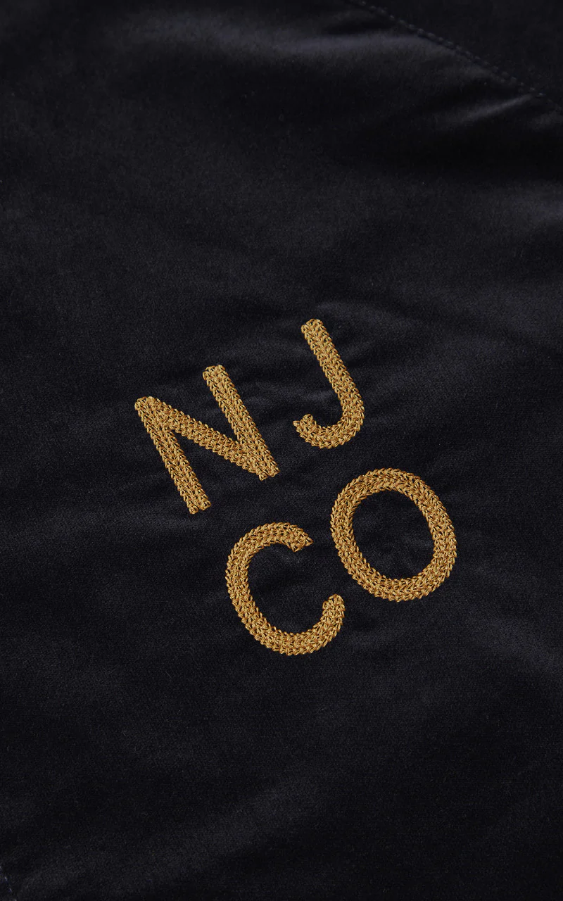 Nudie Jeans Mark Velvet Jacket Navy - Image 2