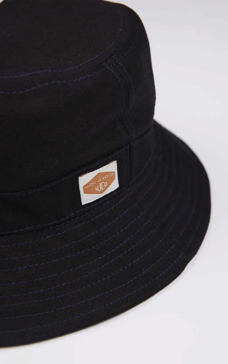 Nudie Jeans Martinsson Denim Bucket Hat Indigo - Image 2