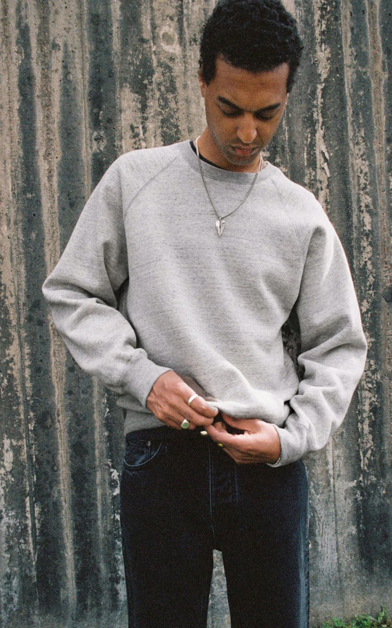 Nudie Jeans Palle Sweatshirt Greymelange - Image 2