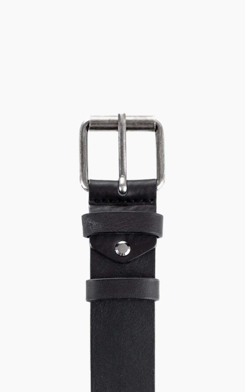Nudie Jeans Pedersson Leather Belt Black - Image 4