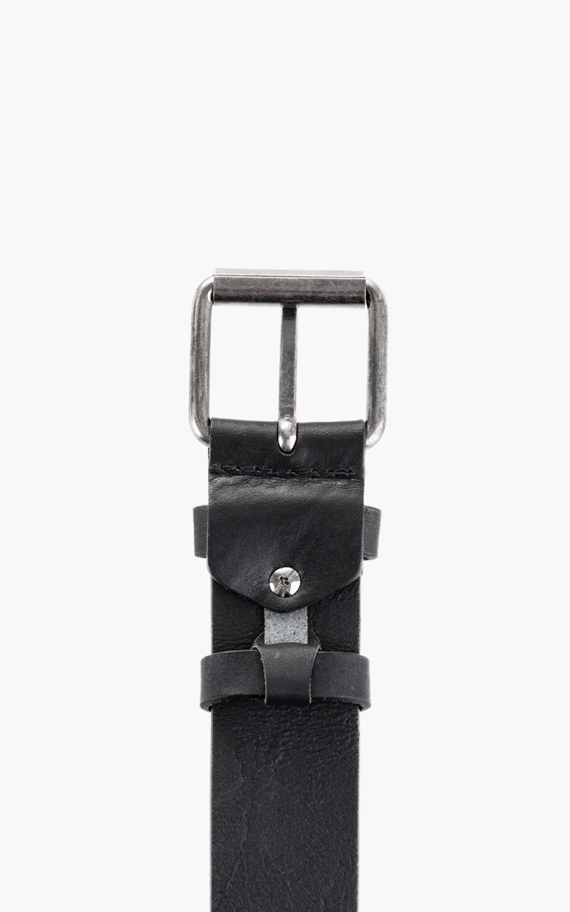 Nudie Jeans Pedersson Leather Belt Black - Image 5