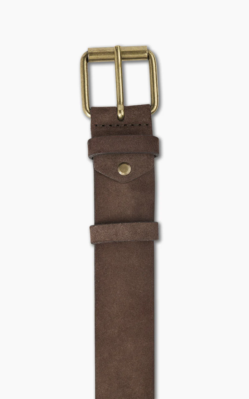 Nudie Jeans Pedersson Suede Belt Brown - Image 2