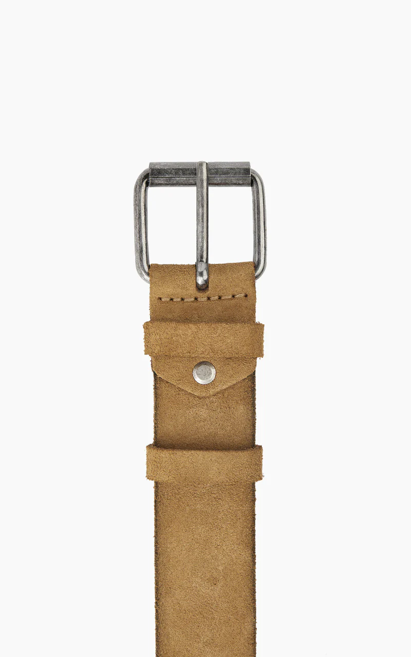 Nudie Jeans Pedersson Suede Belt Ochre - Image 2