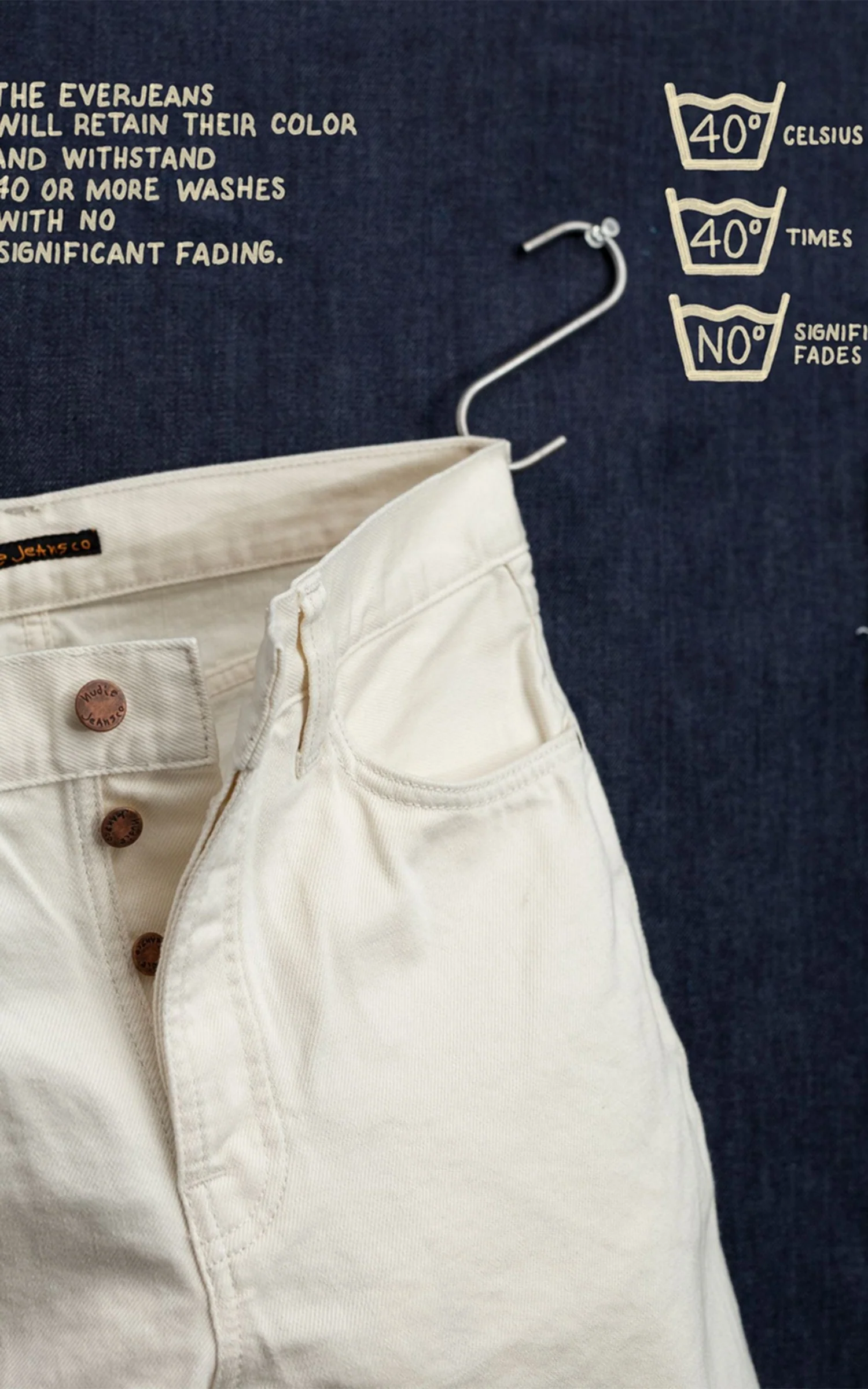 Nudie Jeans Rad Rufus Dry Everivory - Image 6