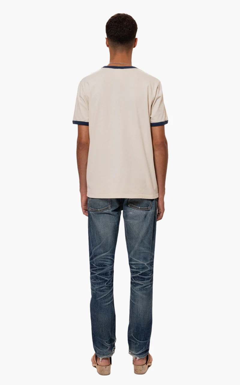 Nudie Jeans Ricky Push The River Ivory - Image 4