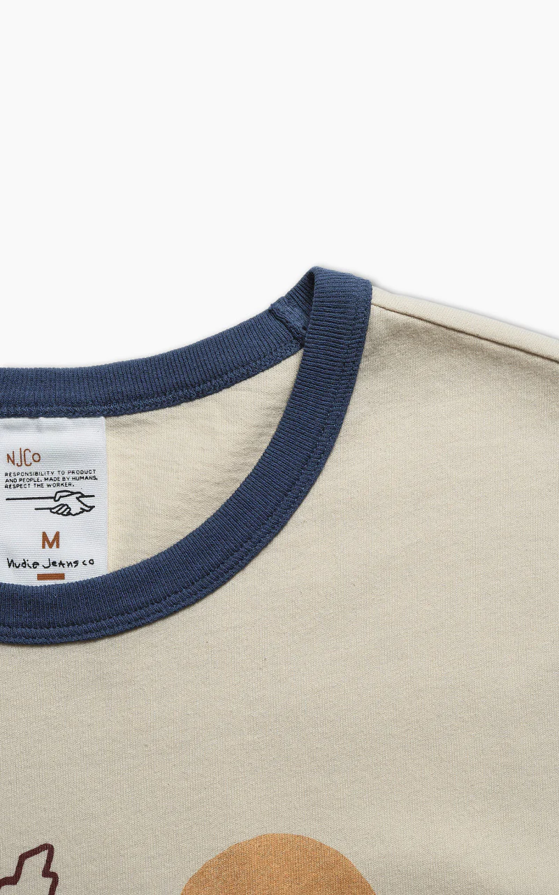 Nudie Jeans Ricky Push The River Ivory - Image 6