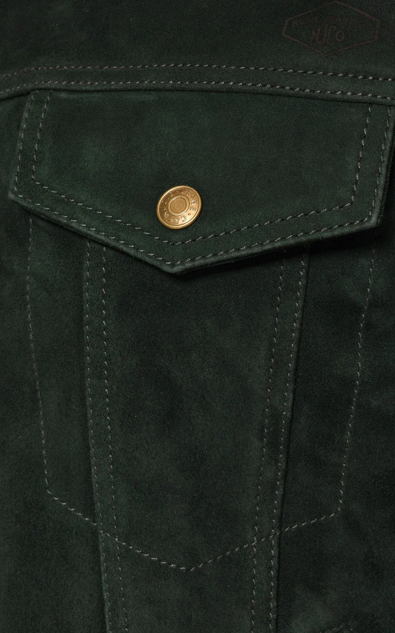 Nudie Jeans Robby Nubuck Racing Green - Image 6
