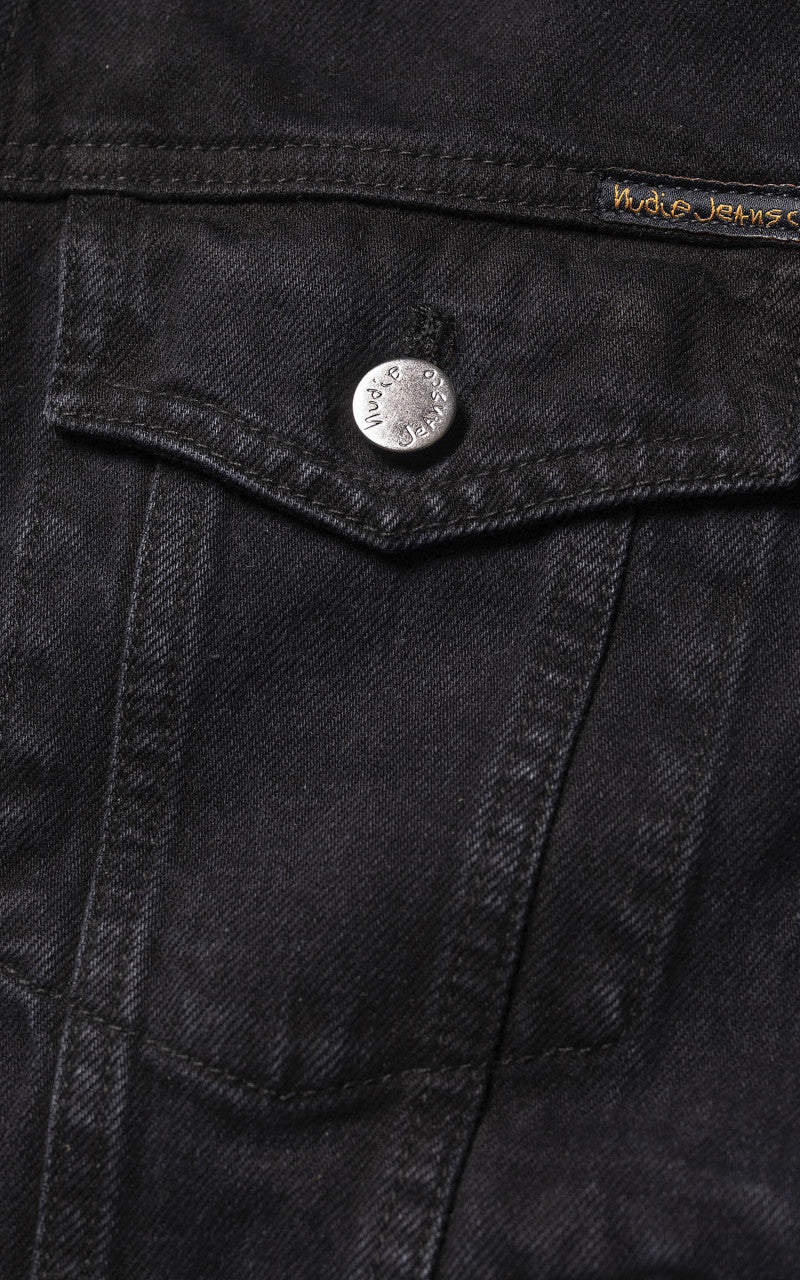 Nudie Jeans Robby Vintage Black - Image 4