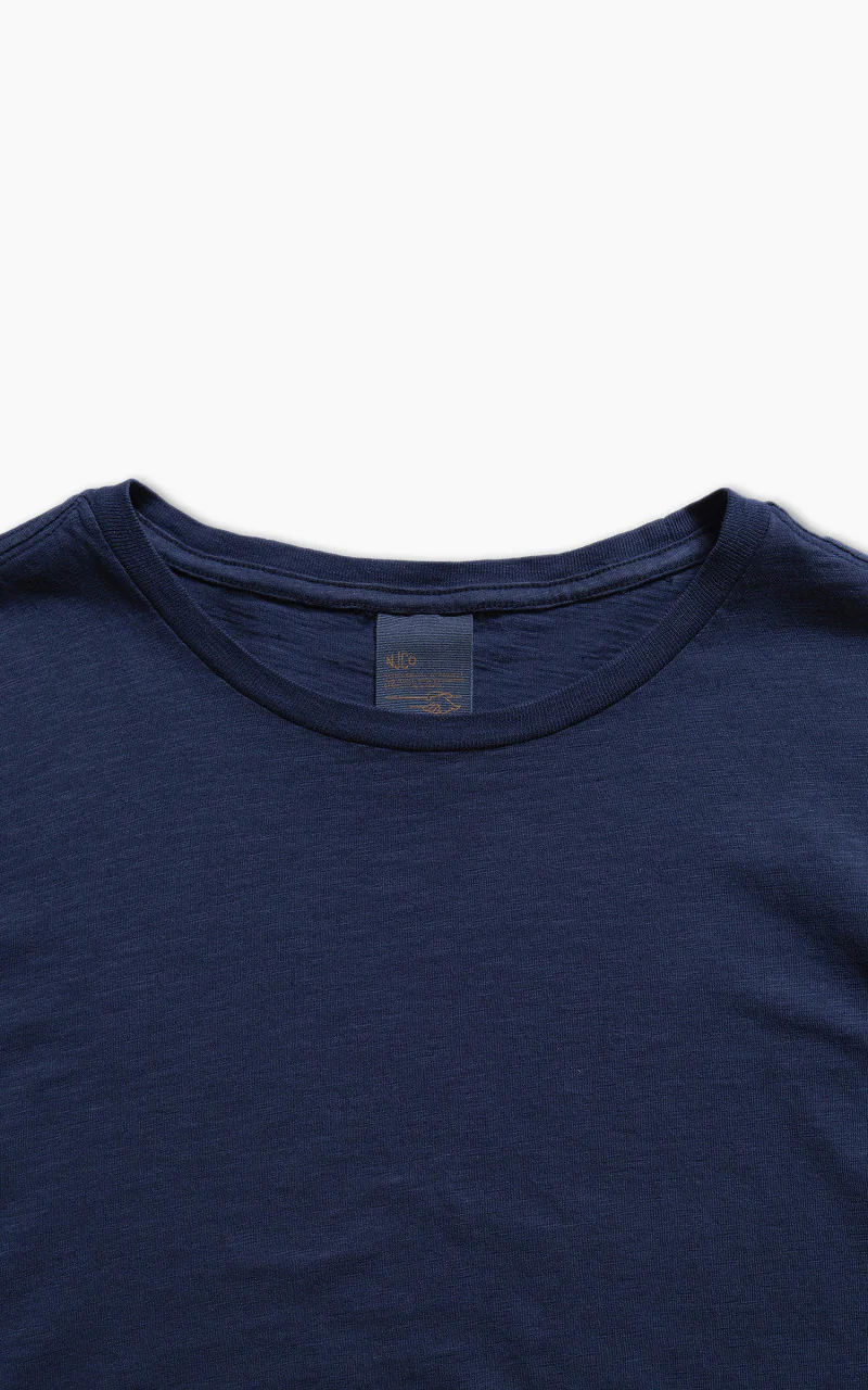 Nudie Jeans Roffe T-Shirt French Blue - Image 6