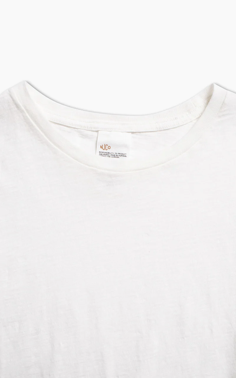Nudie Jeans Roffe T-Shirt Offwhite - Image 3