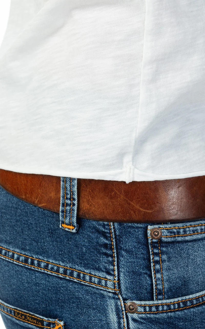 Nudie Jeans Roger Slub Offwhite - Image 7