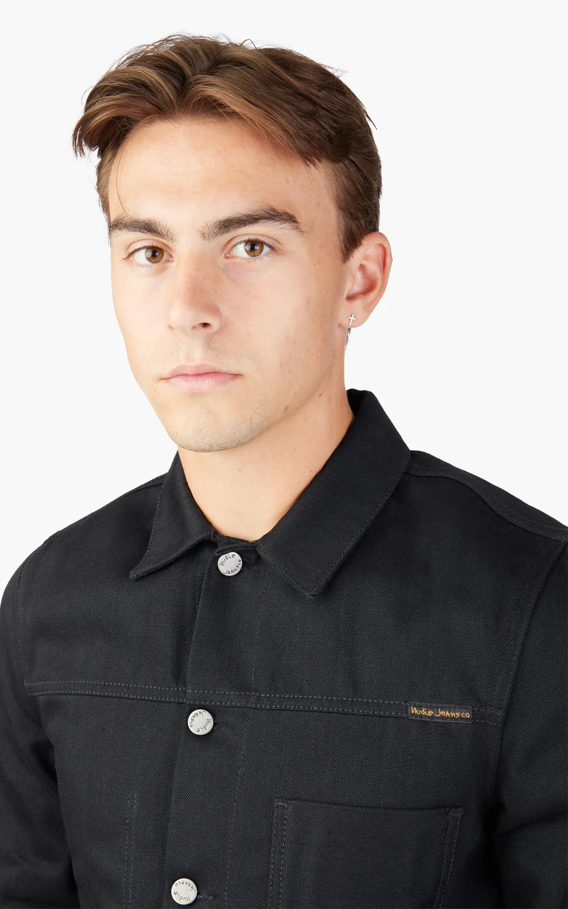 Nudie Jeans Ronny Dry Black Selvage - Image 4