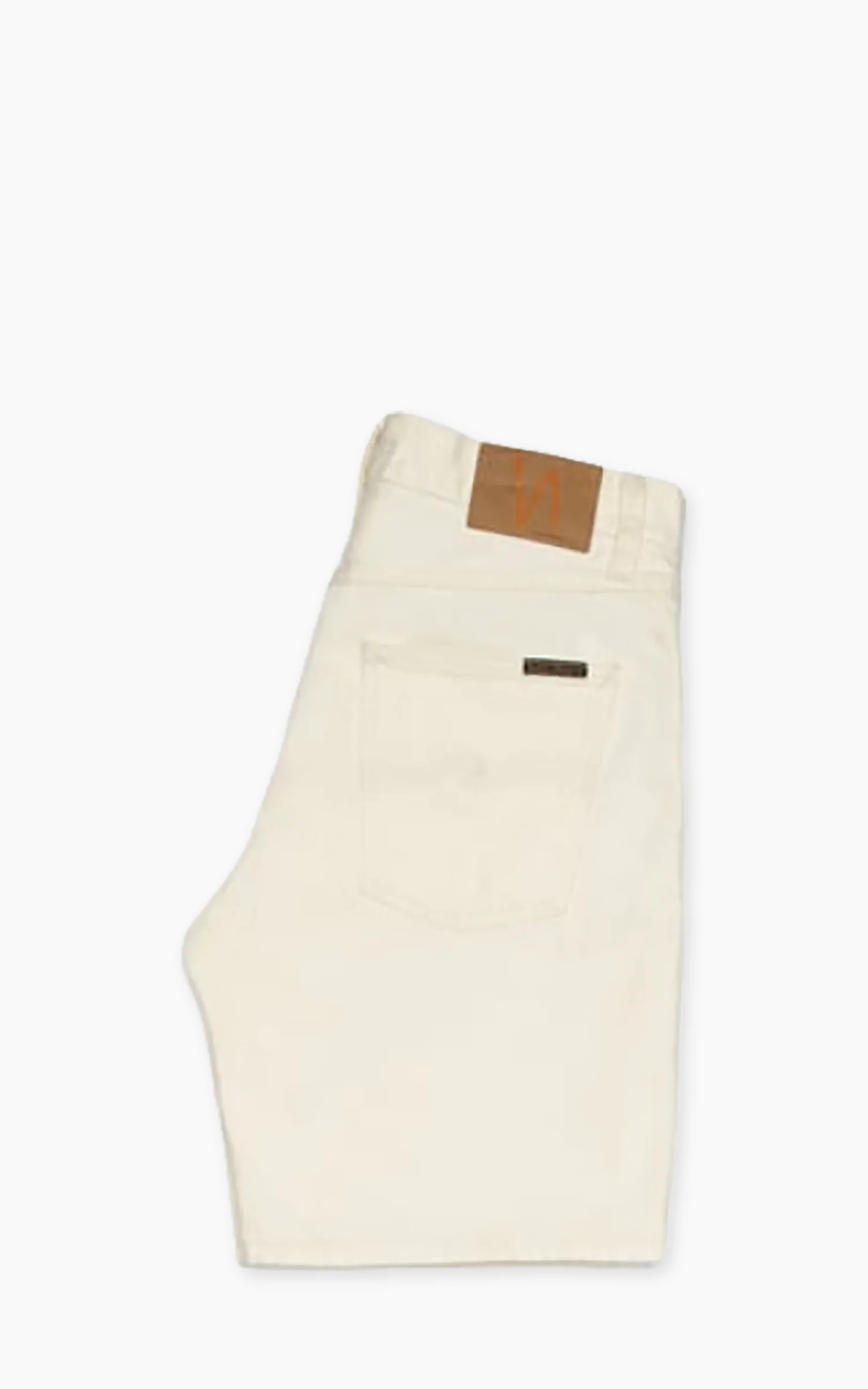 Nudie Jeans Seth Denim Shorts Everivory - Image 3
