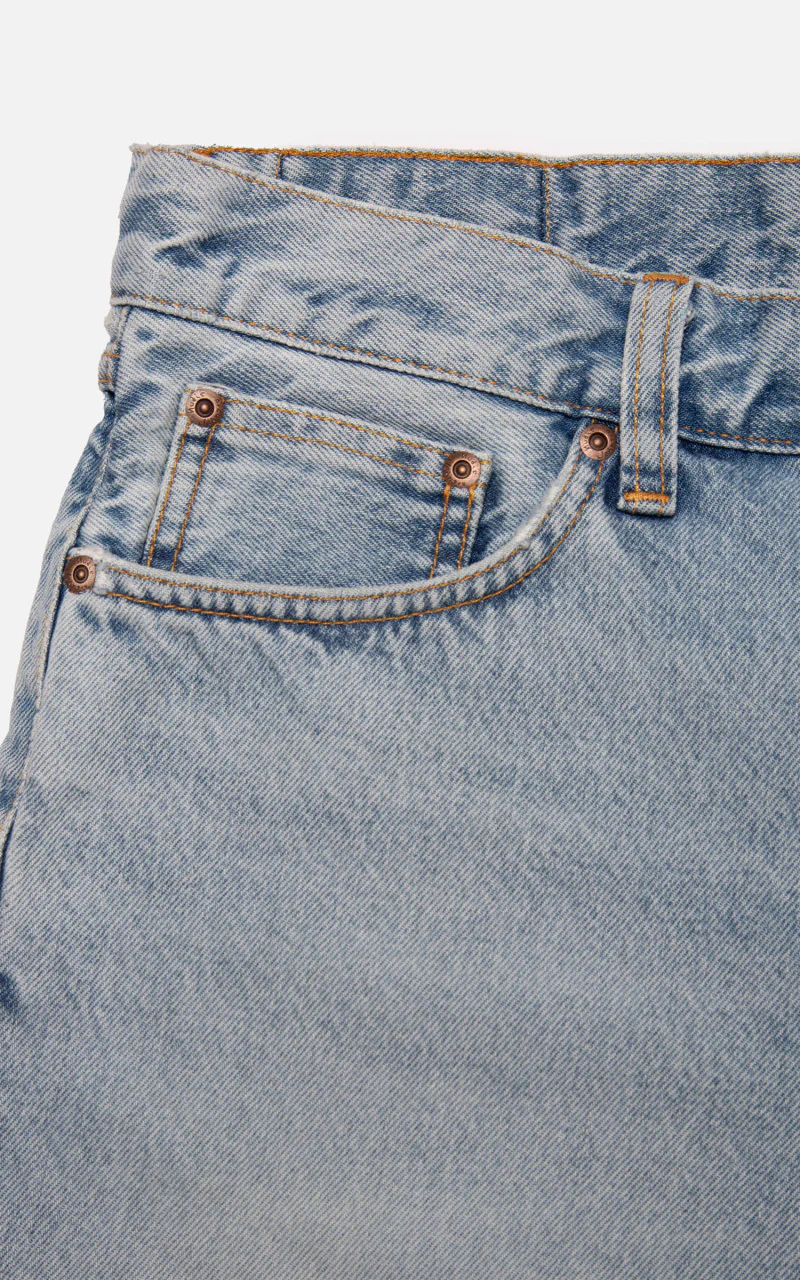 Nudie Jeans Seth Denim Shorts Sea Salt - Image 3