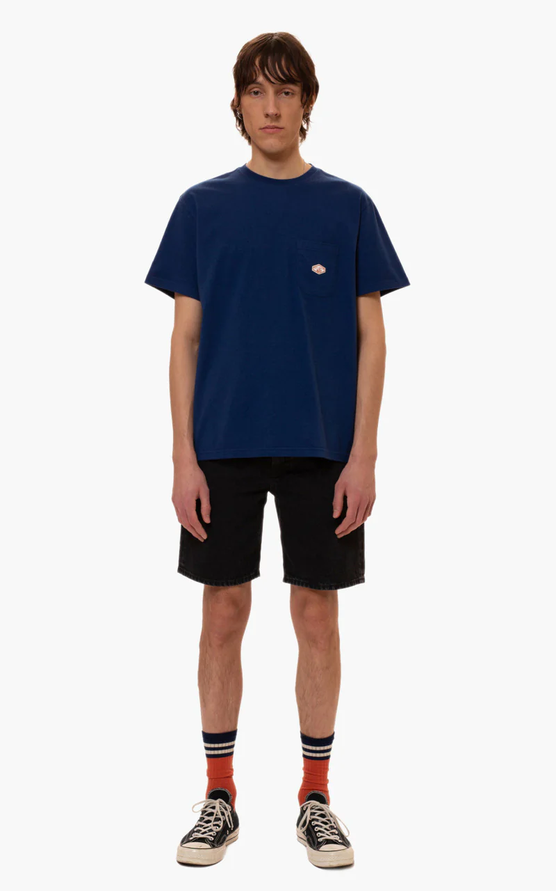 Nudie Jeans Seth Shorts Black Stone - Image 2