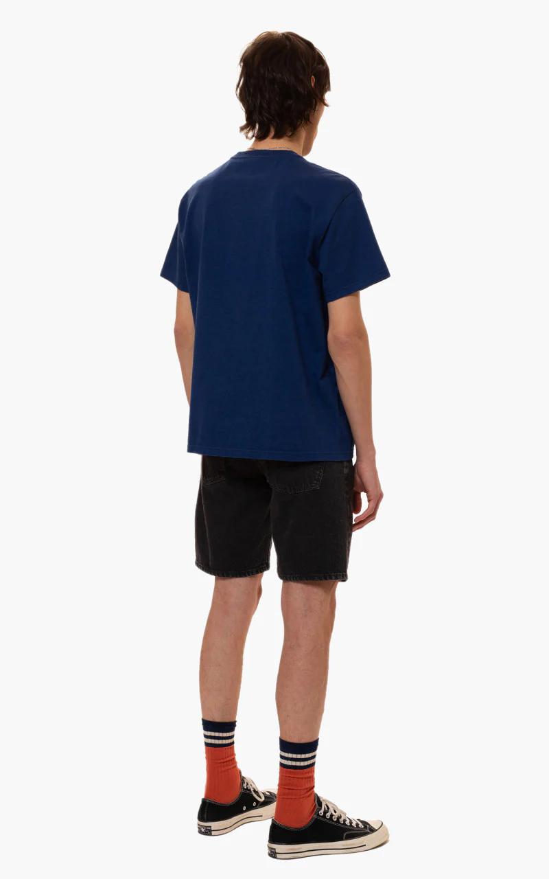 Nudie Jeans Seth Shorts Black Stone - Image 4