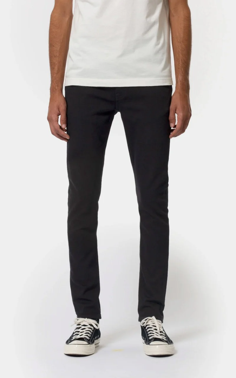 Nudie Jeans Skinny Lin Black Black - Image 2