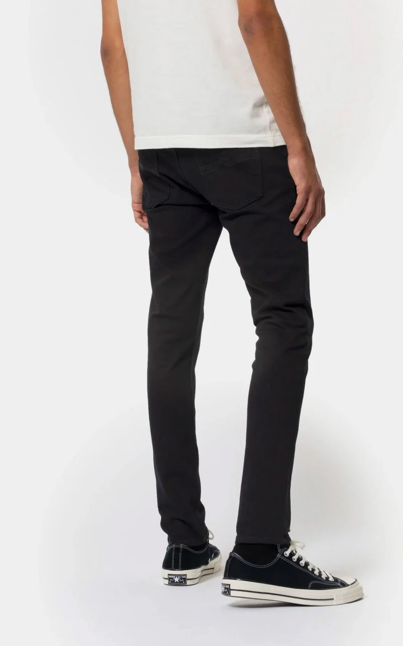 Nudie Jeans Skinny Lin Black Black - Image 3