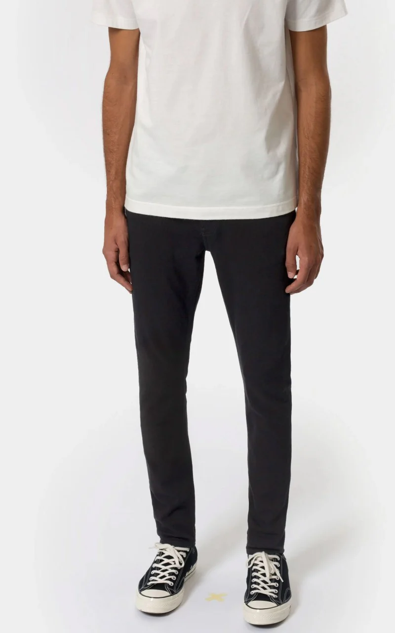 Nudie Jeans Skinny Lin Black Black - Image 4