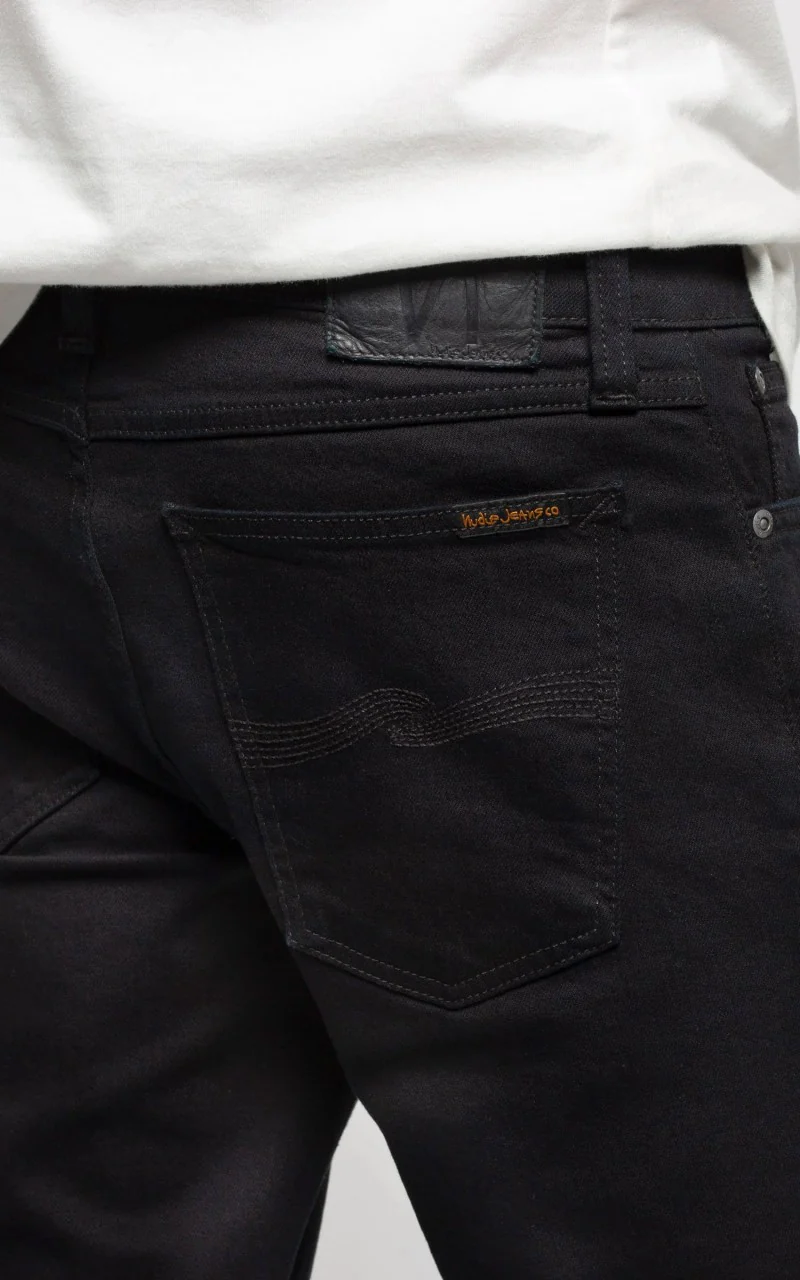 Nudie Jeans Skinny Lin Black Black - Image 6