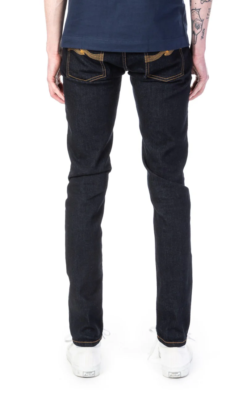Nudie Jeans Skinny Lin Dry Deep Orange - Image 3