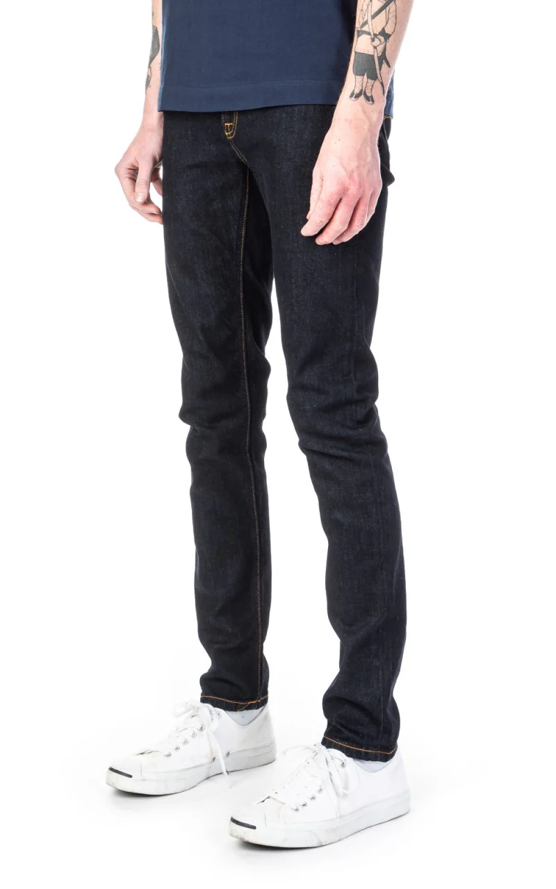 Nudie Jeans Skinny Lin Dry Deep Orange - Image 4